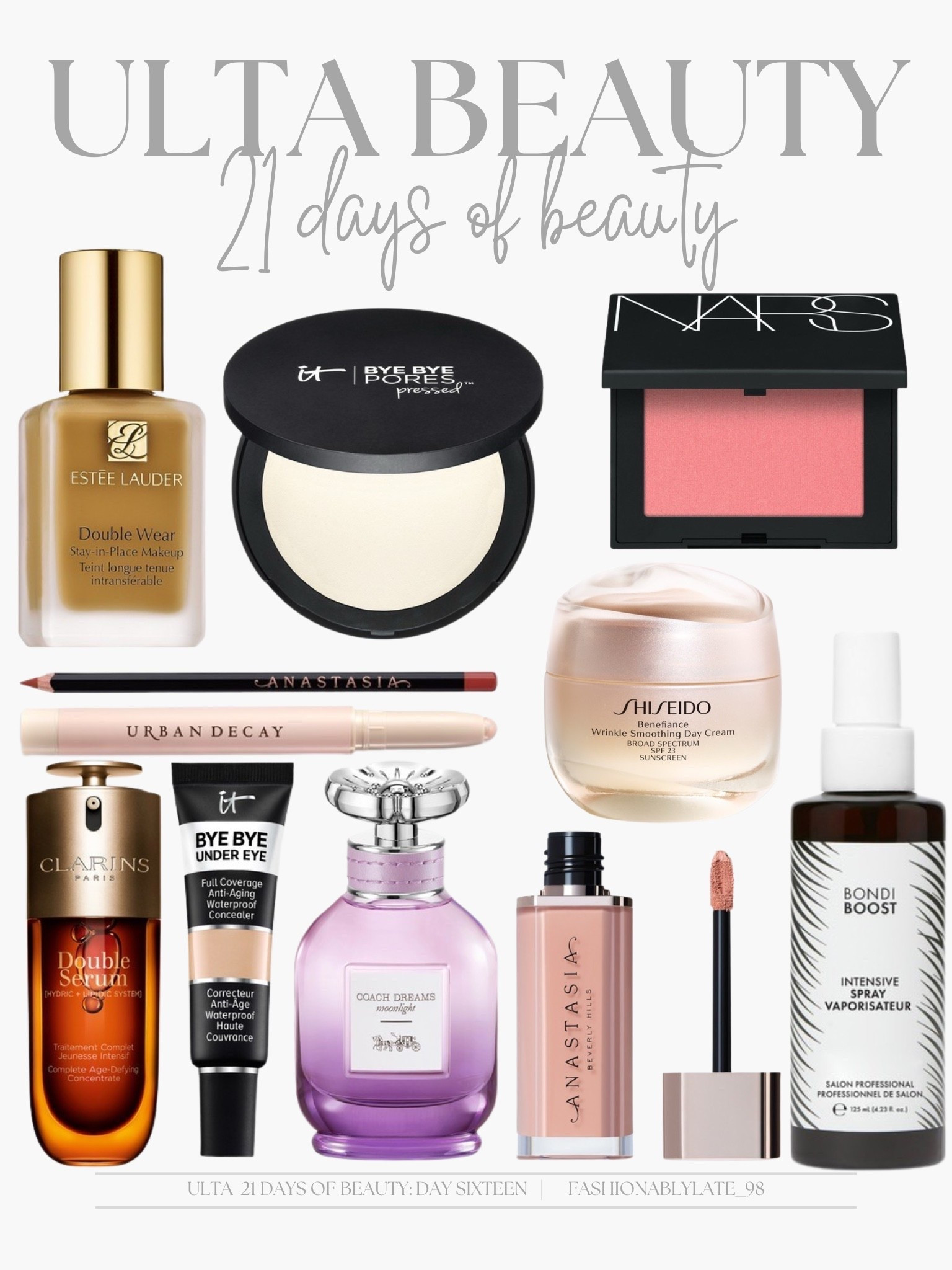 ulta 21 days of beauty - 50% off today!

#LTKBeauty #LTKFindsUnder50 #LTKSaleAlert