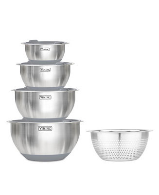 9 Piece Stainless Steel Mixing Bowl Set | Macy's