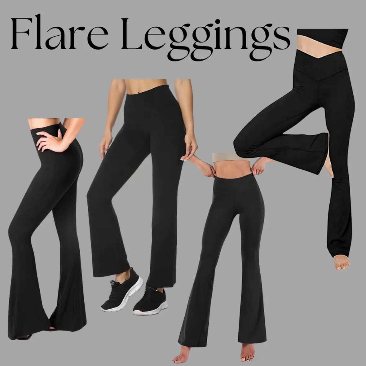 SATINA Flare Leggings curated on LTK