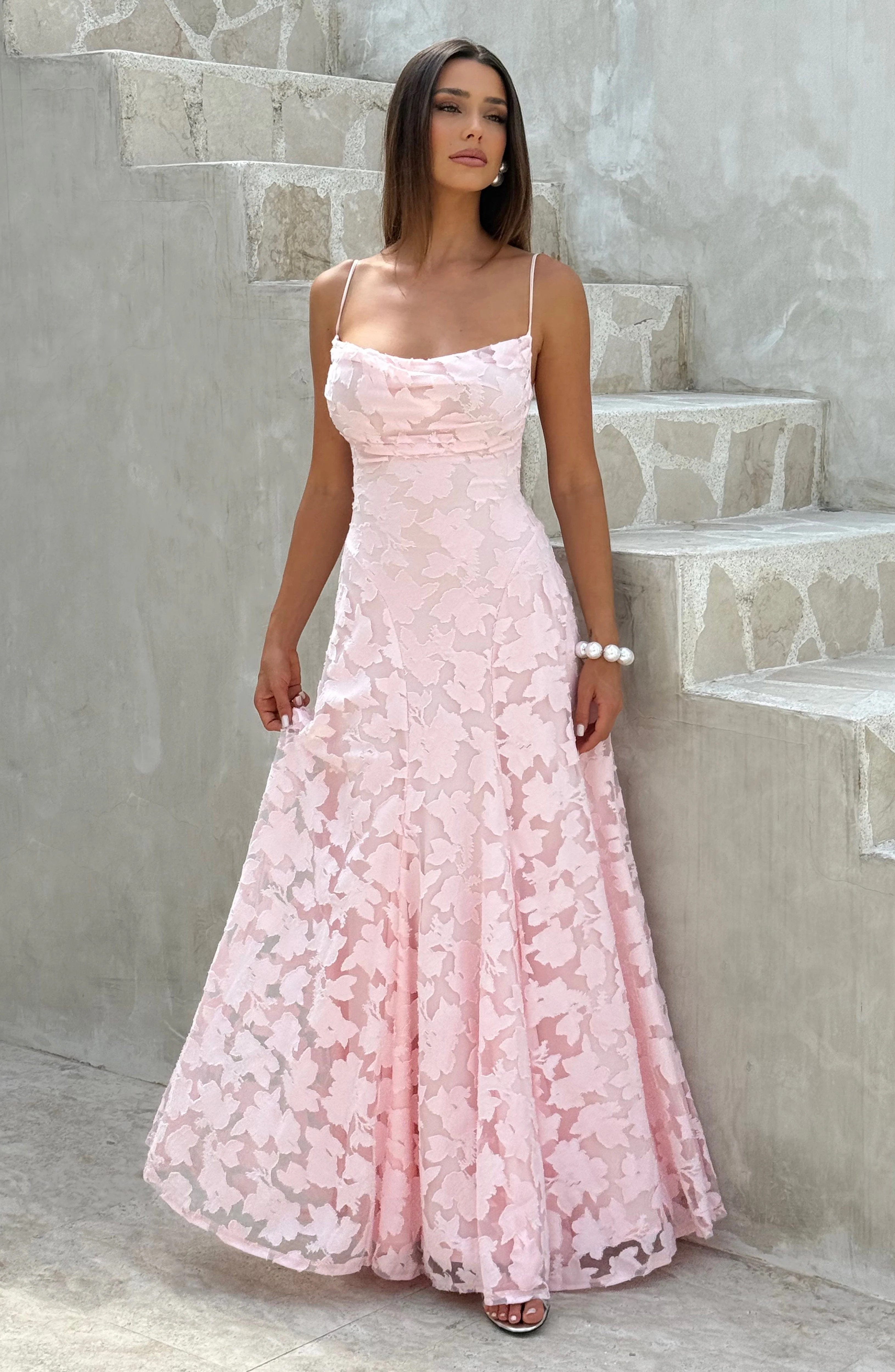 Francis Maxi Dress - Blush | Babyboo (global)