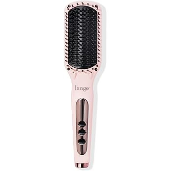 L'ANGE HAIR Le Vite Straightening Brush | Heated Straightener Flat Iron for Smooth, Anti Frizz Ha... | Amazon (US)