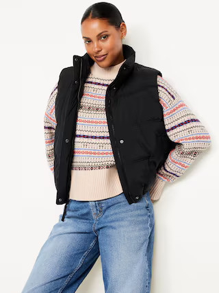 Water-Resistant Puffer Vest | Old Navy (US)