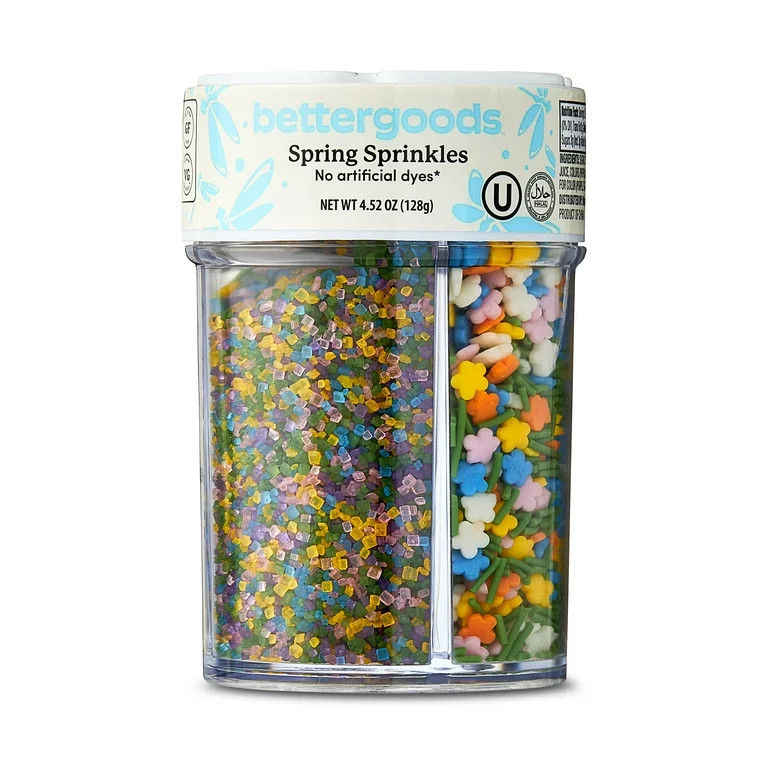 bettergoods 4-Cell Multicolor Spring Sprinkles, 4.52 oz | Walmart (US)