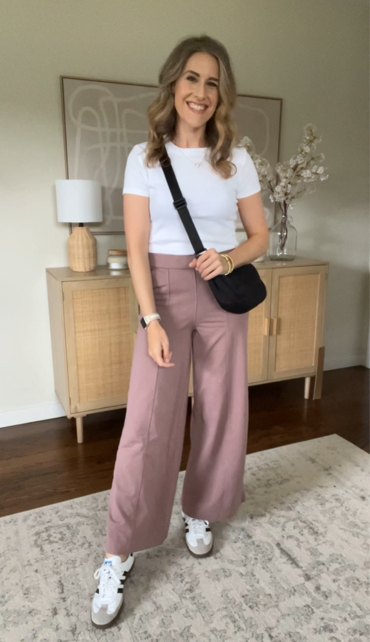 Grab these new Walmart wide leg pants before the word gets out, they’re amazing! Only $25. Go up one size. I’m wearing a small and ordered the medium Long online so I’ll report back. Also come in white or black. Nice enough for work. #walmartfashion #spanxinspired

#LTKActive #LTKFindsUnder100 #LTKFindsUnder50