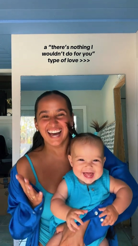 Matching for church today🩵💙 Ila’s onesie is originally from Primary!!!! Comes in so many other cutie colors too 

summer outfit, mommy and me outfit, baby outfit, tank top

#LTKFamily #LTKBaby #LTKVideo