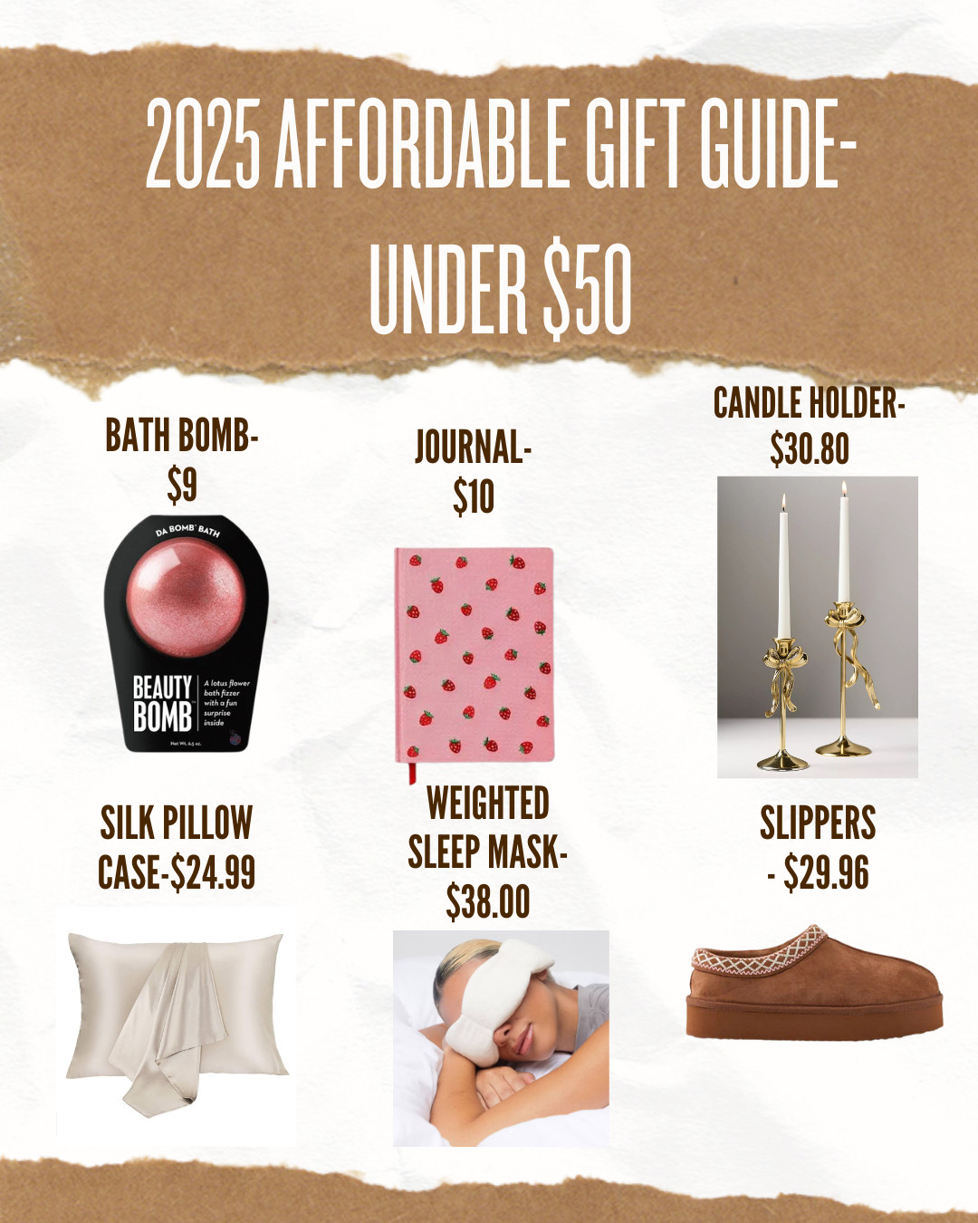 This is my 2025 Affordable Gift Guide that has items for under $50! Happy shopping :) 

 

#LTKGiftGuide #LTKHoliday #LTKFindsUnder50