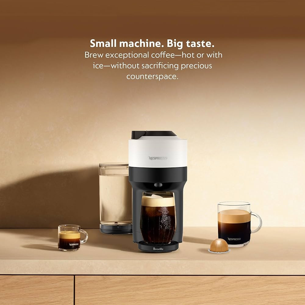 Nespresso Vertuo Pop+ Coffee and Espresso Machine by Breville - Coconut White | Amazon (CA)