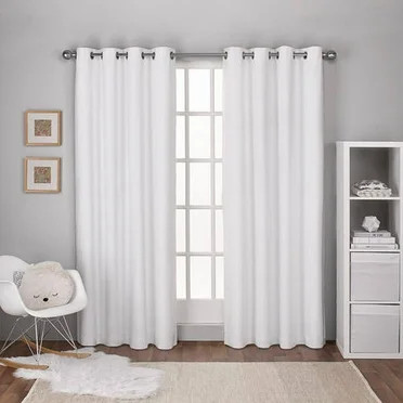 Exclusive Home Curtains London Textured Linen Room Darkening Blackout Grommet Top Curtain Panel P... | Walmart (US)