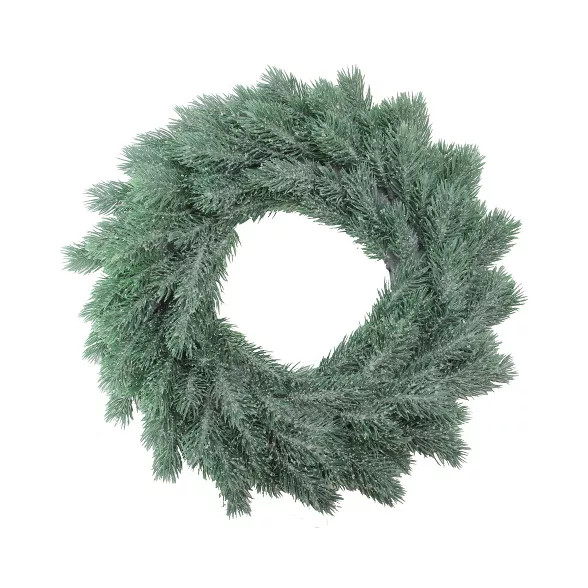 Northlight 16" Unit Frosted Green Pine Artificial Christmas Wreath | Target