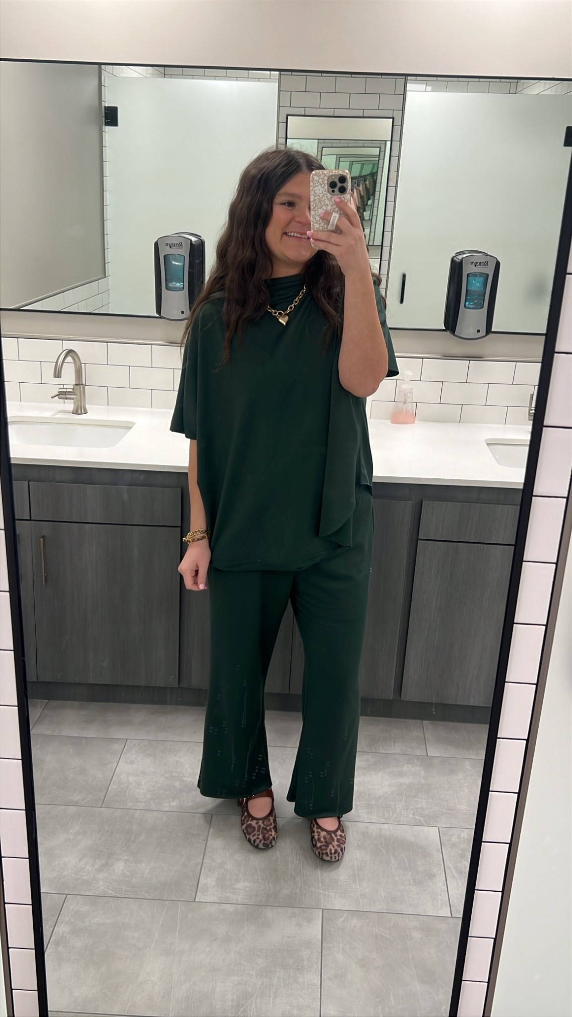 Elevated loungewear is so in and I love it for work because it’s so comfy. Wearing medium in matching set & 7.5 in shoes. All TTS

Amazon set / Amazon loungewear / amazing workwear / amazon style / matching set / mom outfit / mom workwear / mom style / comfy mom outfit / everyday style / chunky gold necklace / leopard flats 

#LTKootd #LTKmomlife #LTKWorkwear