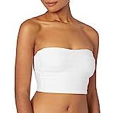 La Blanca Women's Bandeau Midkini Bikini Swimsuit Top, White/Linea Costa, 4 | Amazon (US)