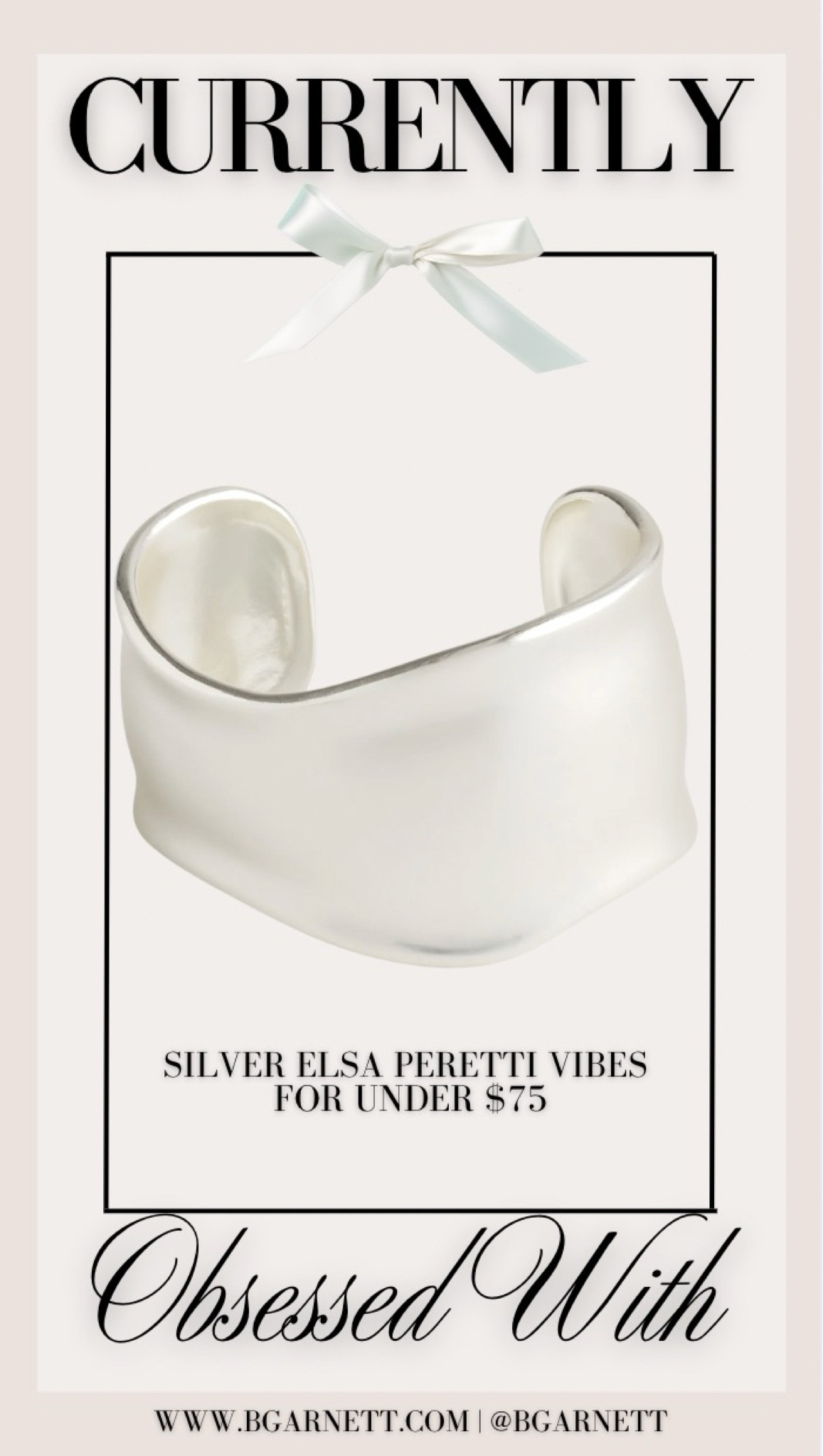 Tiffany Elsa Peretti Bine Cuff vibes for under $75 

Silver jewelry | Tiffany cuff | Elsa Peretti cuff | dupes 

#LTKFindsUnder100 #LTKGiftGuide #LTKWatchNow