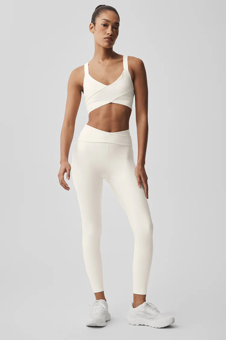 Airlift High-Waist 7/8 Horizon Legging - Ivory | Alo Yoga (US)