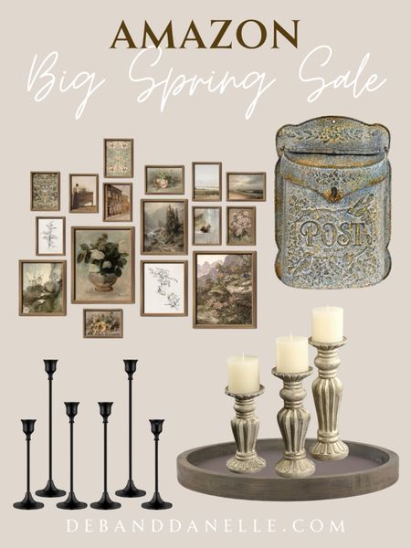 Check out these vintage-inspired home decor finds! We love these black taper candle holders! And, this post box is 50% off!! #amazon #bigspringsale #homedecor #home

#LTKsalealert #LTKhome