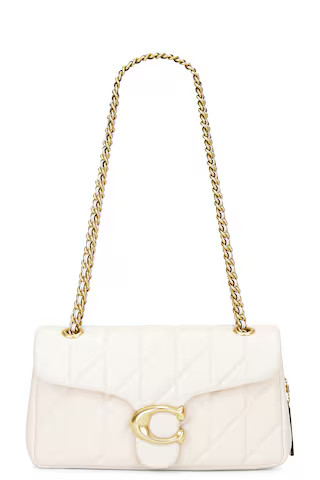 Coach Quilted Tabby Shoulder Bag in Chalk from Revolve.com | Revolve Clothing (Global)