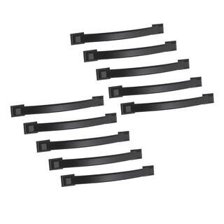 Devan 5 in.(128 mm) Center-to-Center Matte Black Cabinet Bar Pull (10-Pack ) | The Home Depot