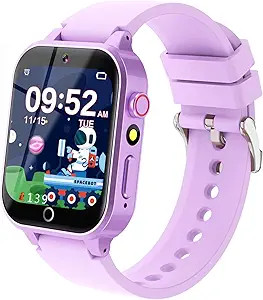 Kids Smart Watches Girls Age 5-12, 26 Games High-Resolution Touchscreen Kids Watch with Video Cam... | Amazon (US)