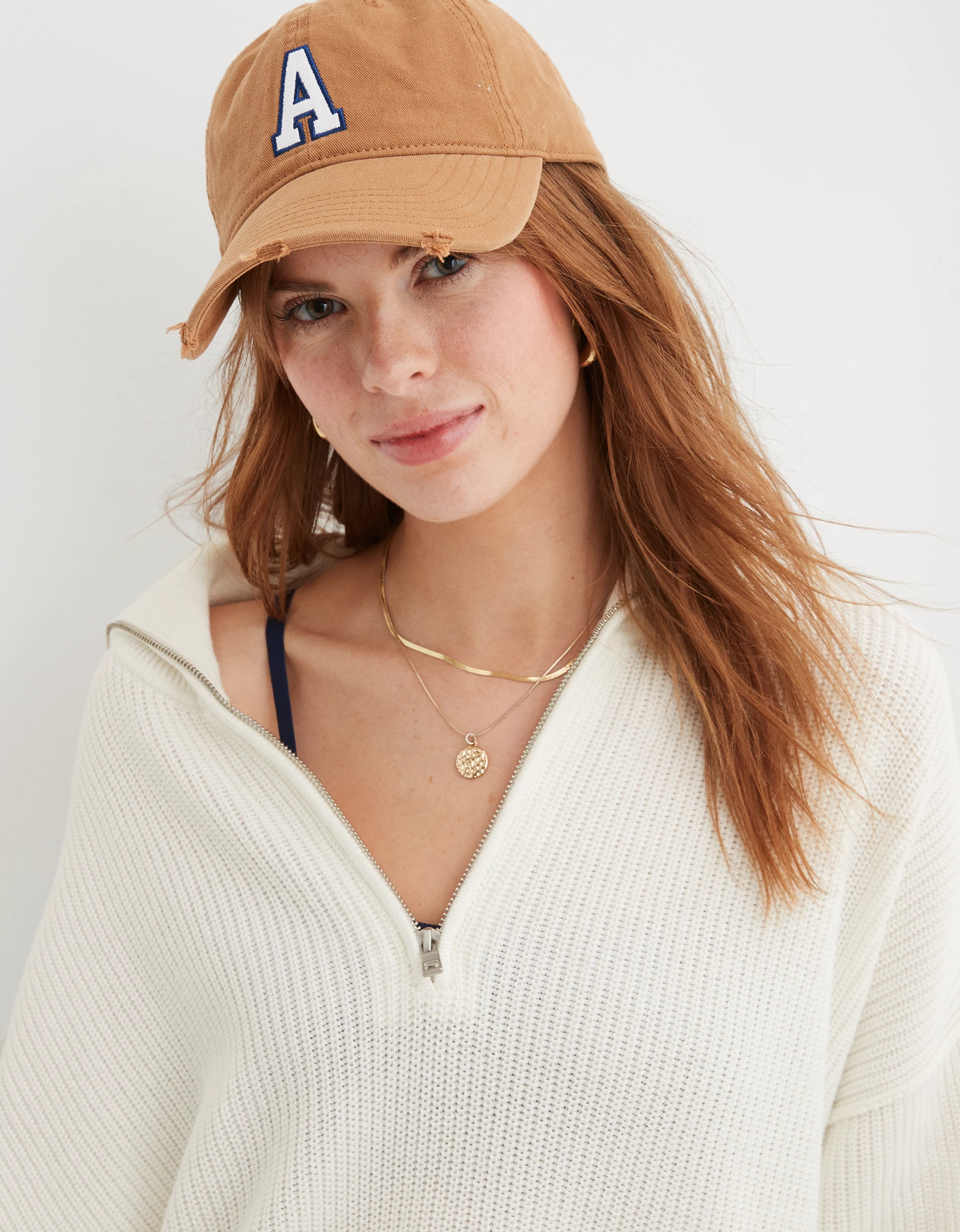 Aerie Beyond Quarter Zip Sweater | Aerie
