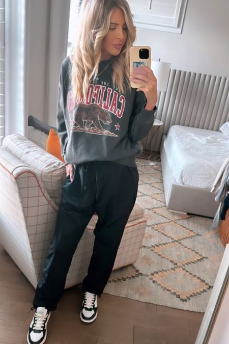 Cozy fit for a lazy weekend! My pants are old but any pair of sweatpants will do. 

#LTKSeasonal #LTKshoecrush #LTKstyletip