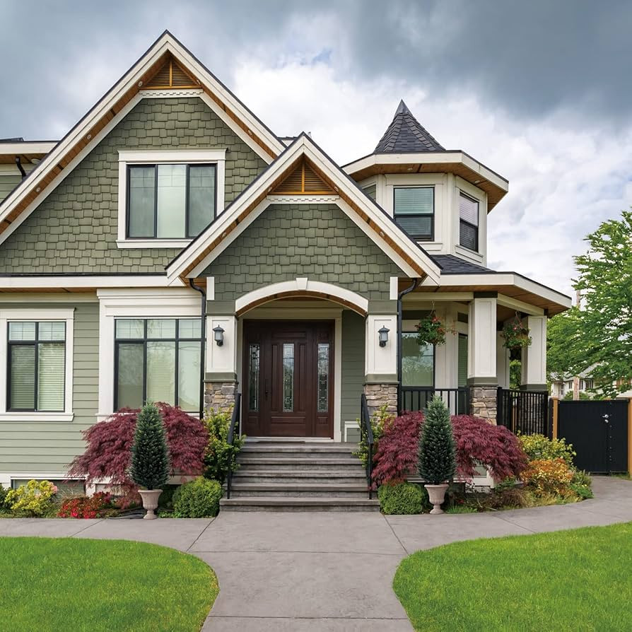 Artificial Topiary Tree 2-Set - Beautiful Realistic Faux Cedar Pines, 4 Feet Tall, UV Protection ... | Amazon (US)