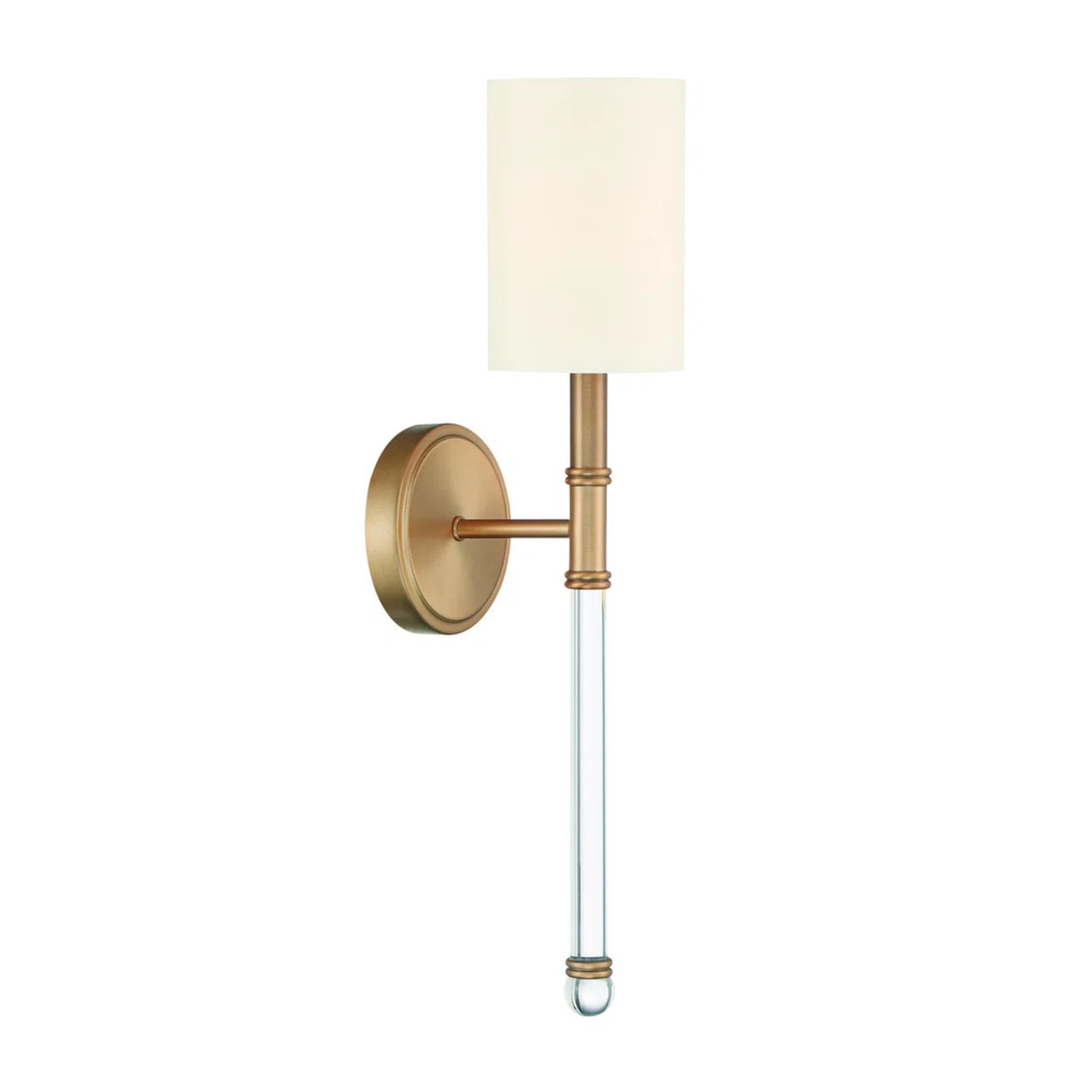 Nazario 1 - Light Dimmable Wallchiere in Warm Brass | Wayfair North America