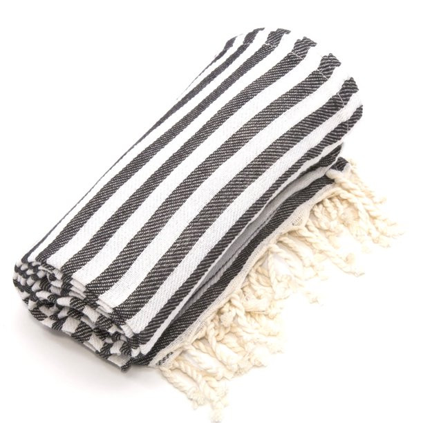 Linum Home 100% Turkish Cotton Fun in the Sun Striped Pestemal Beach Towel | Walmart (US)