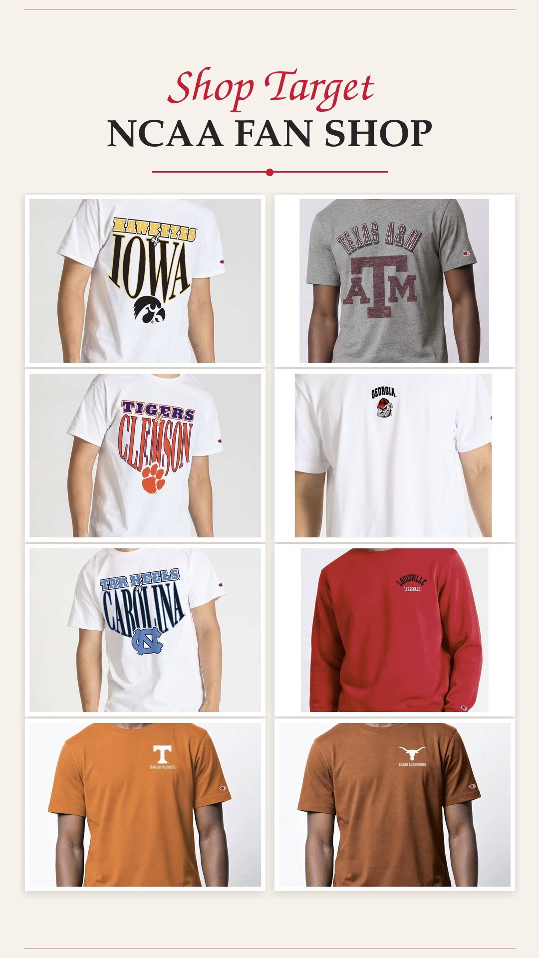 #TargetPartner @Target  is your go to for NCAA fan apparel!! Score on the cutest pieces to cheer on your favorite team!