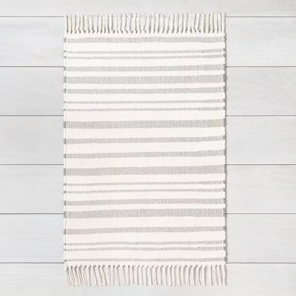 Stripe with Fringe Area Rug - Hearth & Hand with Magnolia | Target