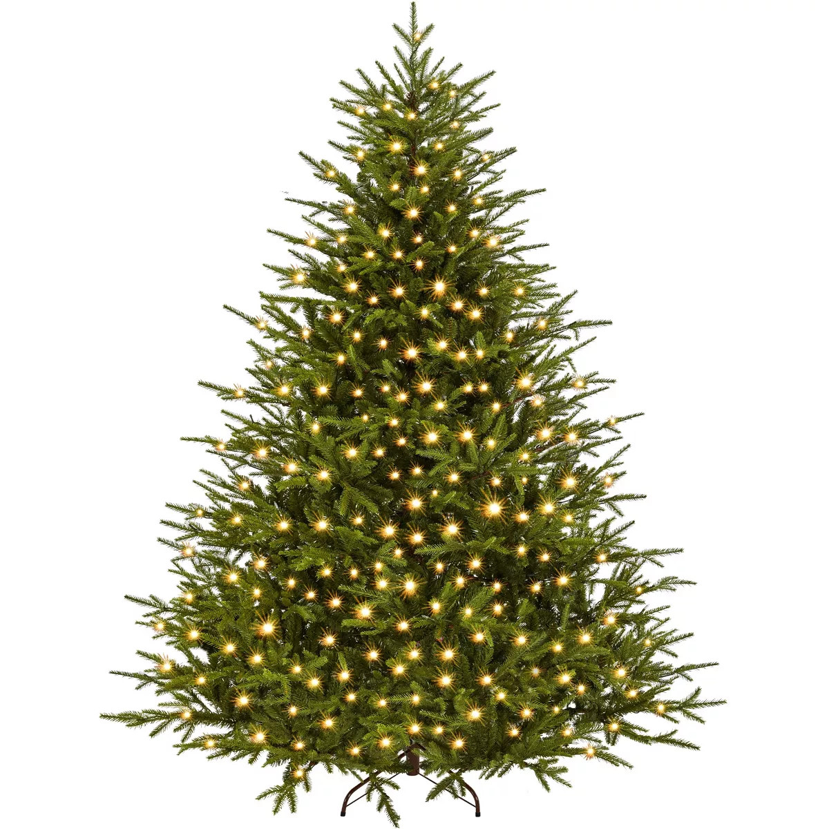 Yaheetech 7.5 FTPre-Lit 'Feel Real' Artificial Full Christmas Tree | Target
