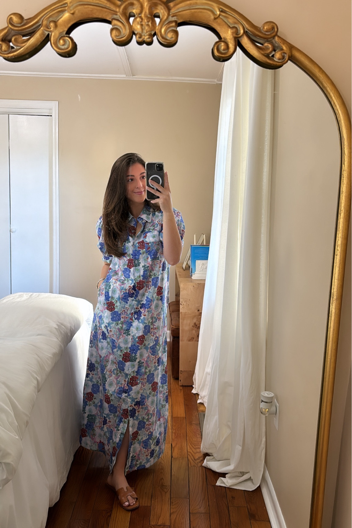 The best spring dress for under $50! 🌸💐🤍
 #summer #dressup #maxidress