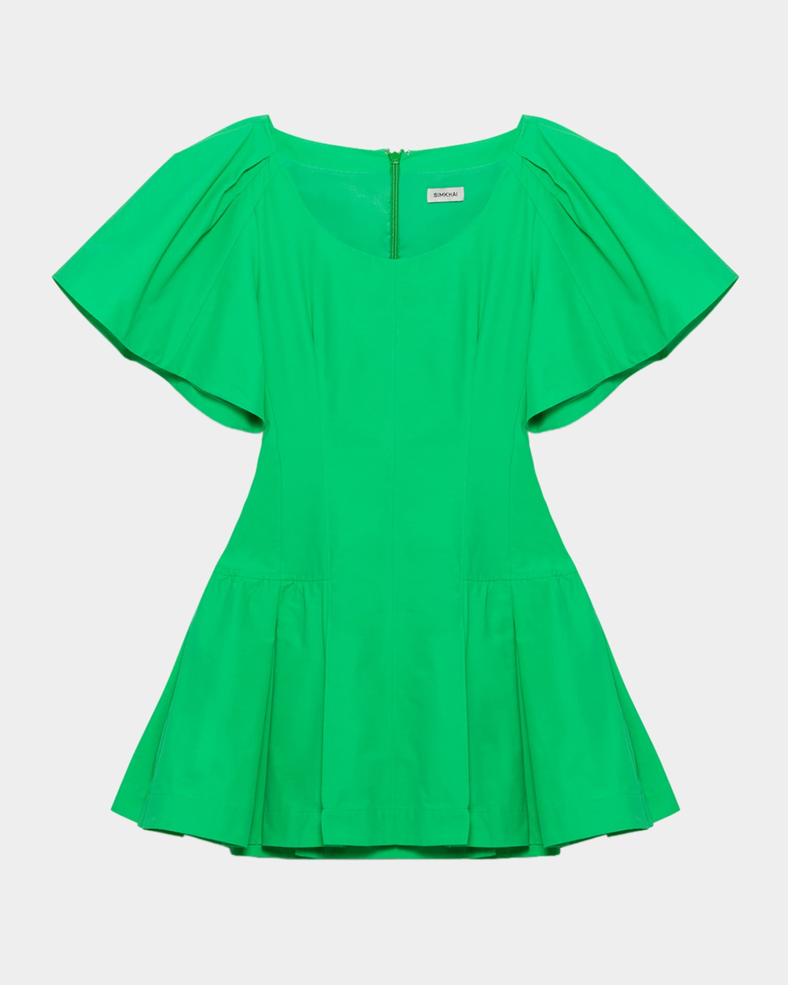 SIMKHAI Hattie Puff-Sleeve Mini Dress | Neiman Marcus