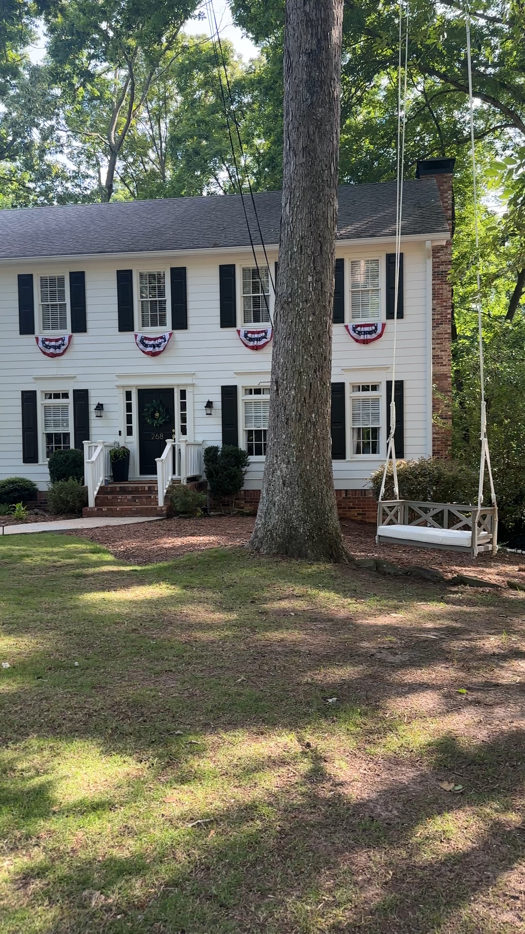 We just recently moved our bench swing to the front yard and I’m absolutely in love. It’s a perfect spot to sit and relax while the girls play or sit with a glass of wine after they’ve gone to bed. Can’t recommend this adorable outdoor piece enough!! 

#LTKfamily #LTKFind #LTKhome