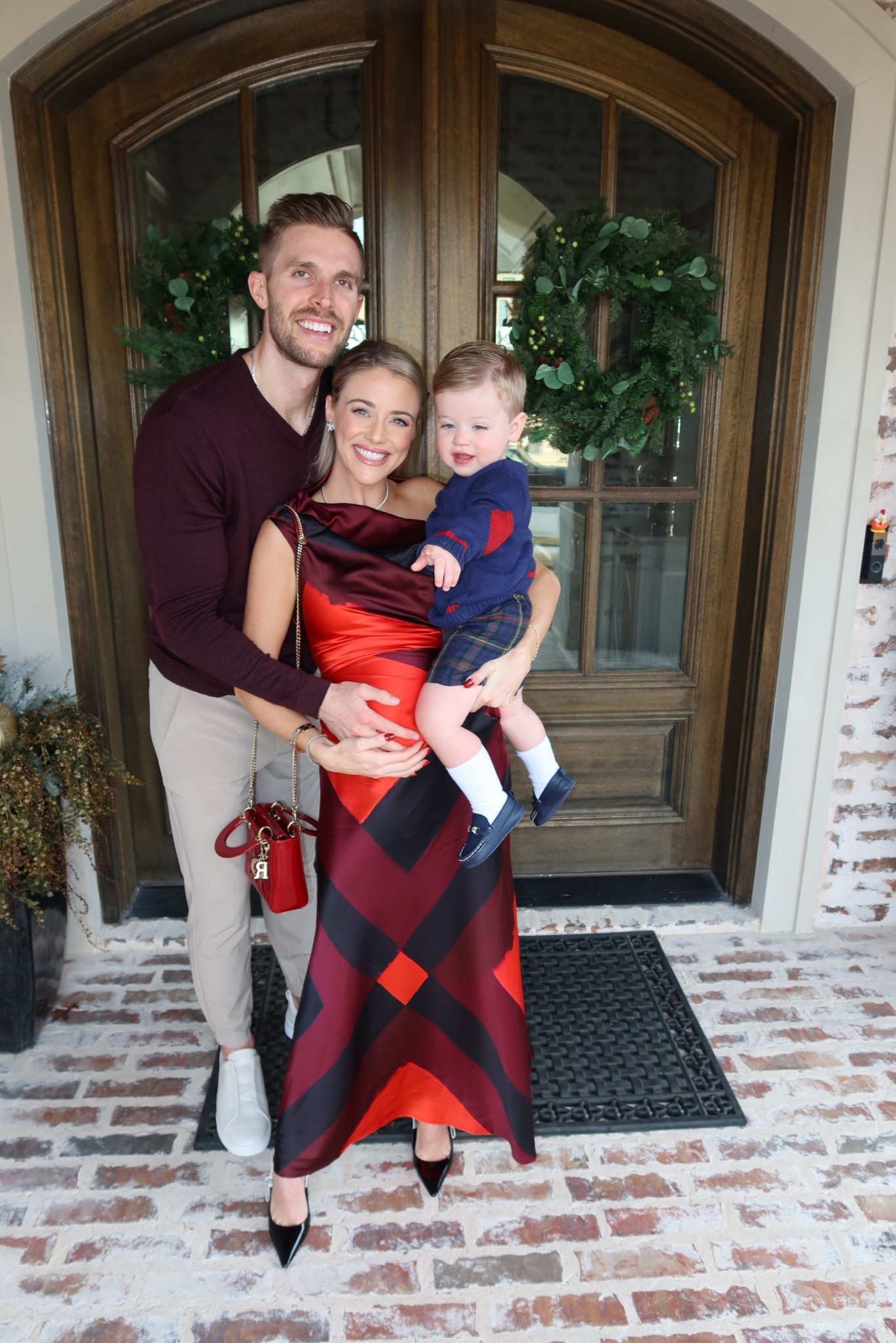 Bump Friendly Formal Dress
Toddler knee high socks
Toddler loafers 

#LTKootd #LTKBaby