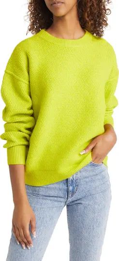 Topshop Exposed Seam Crewneck Sweater | Nordstrom | Nordstrom