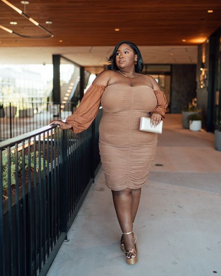 Plus size event outfit idea!
Dress size 4XL. 

Date night. Girls night. Night out. Plus size style. Plus size fashion. Monochromatic style. Neutral style. Neutral fashion. Spring/Summer style. 

#LTKplussize #LTKstyletip