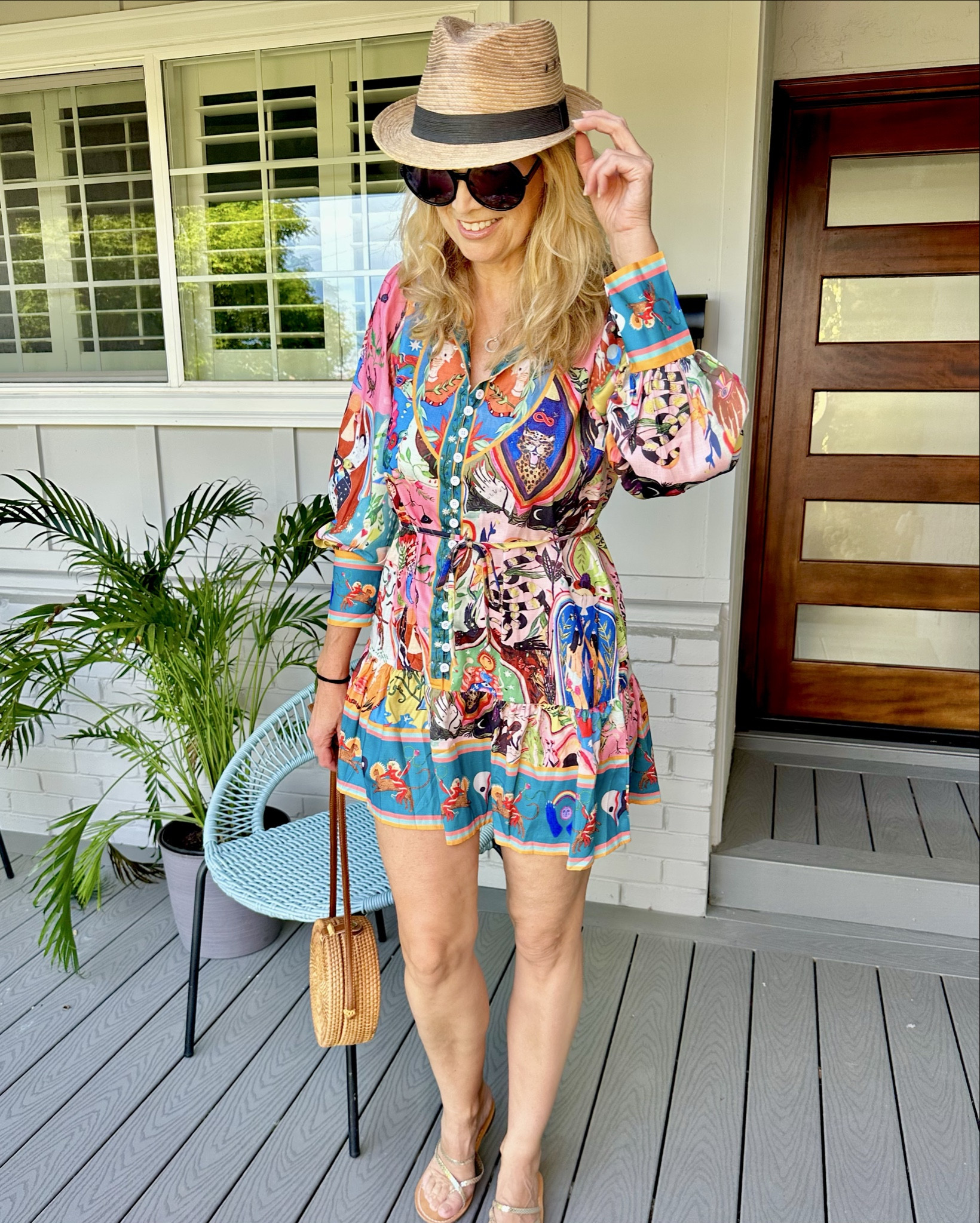 I ❤️ this dress. It makes me wanna hop on a flight to somewhere like Thailand or Panama.  The print is so fun. #dress

#LTKSeasonal #LTKFindsUnder50 #LTKOver40