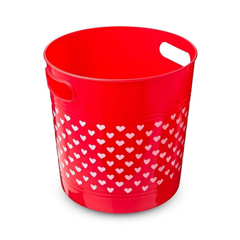 Valentine's Day Red Heart Bucket, by Way To Celebrate | Walmart (US)