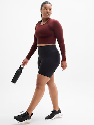 Momentum Flex Crop Top | Athleta