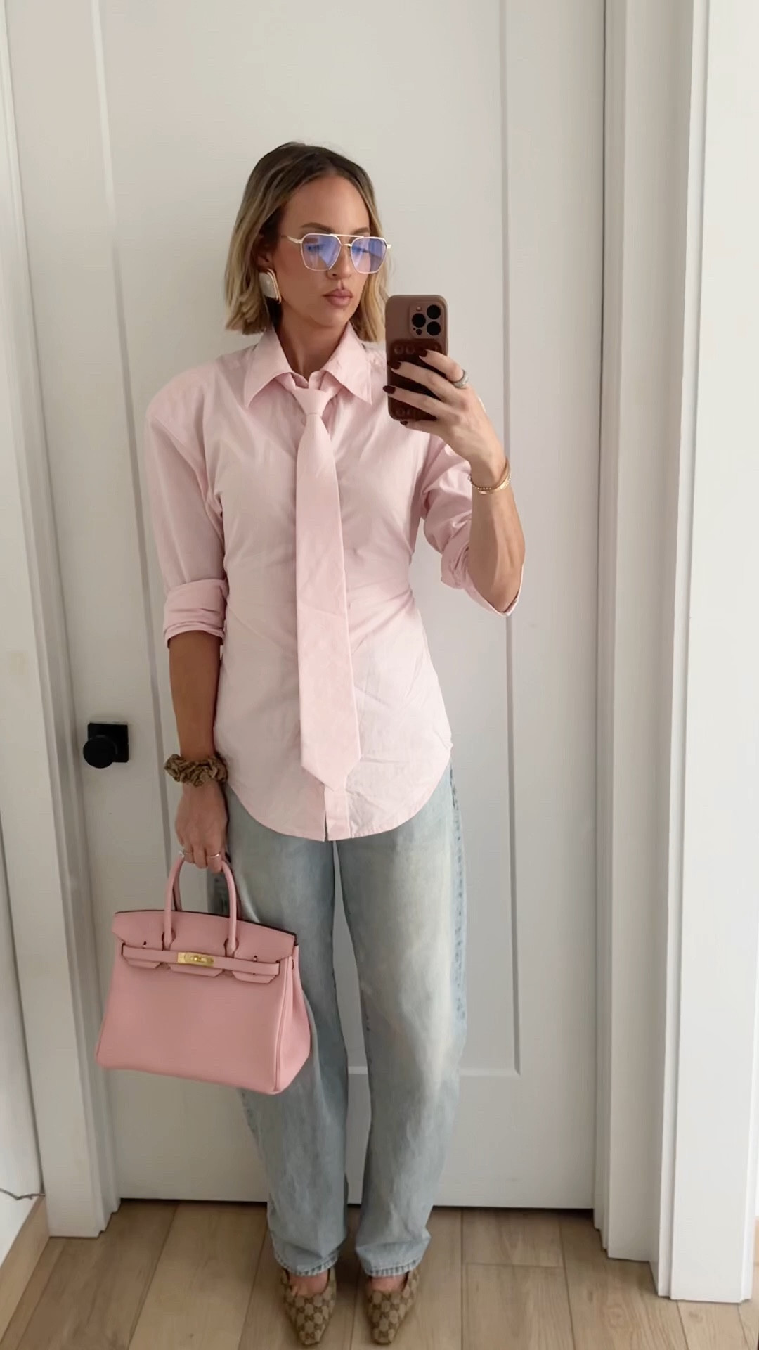 Wearing a small in the top. I think the jeans are sold out but linked some similar ones. Berkin looking bag is from 
https://www.avonaofficial.com/ashley22
Use code ASHLEY22 for 22% off



#LTKItBag #LTKOver40 #LTKWorkwear

#LTKmomlife #LTKOver40 #LTKTall