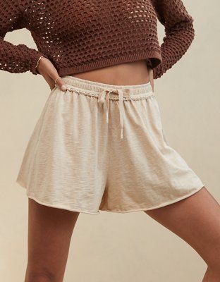Aerie Summer House High Waisted Flirty Short | American Eagle Outfitters (US & CA)