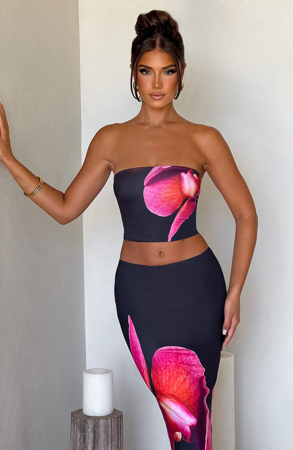 Allegra Top - Black Floral Print | Babyboo (global)