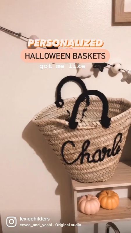 Halloween straw baskets, handmade and there is the option to personalize. Hats also available! Perfect for collecting candy and using as decor in the process 🖤🕸 

@KingOfHandmade #KingOfHandmade #KingOfHandmadePartner #Halloweenbag #ad

#LTKHalloween #LTKSeasonal #LTKkids
