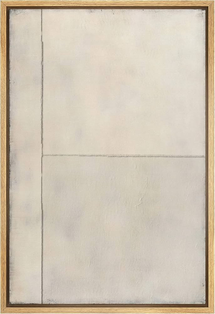 SIGNWIN Framed Canvas Print Wall Art Tan Square Geometric Landscape Abstract Shape Illustrations ... | Amazon (US)