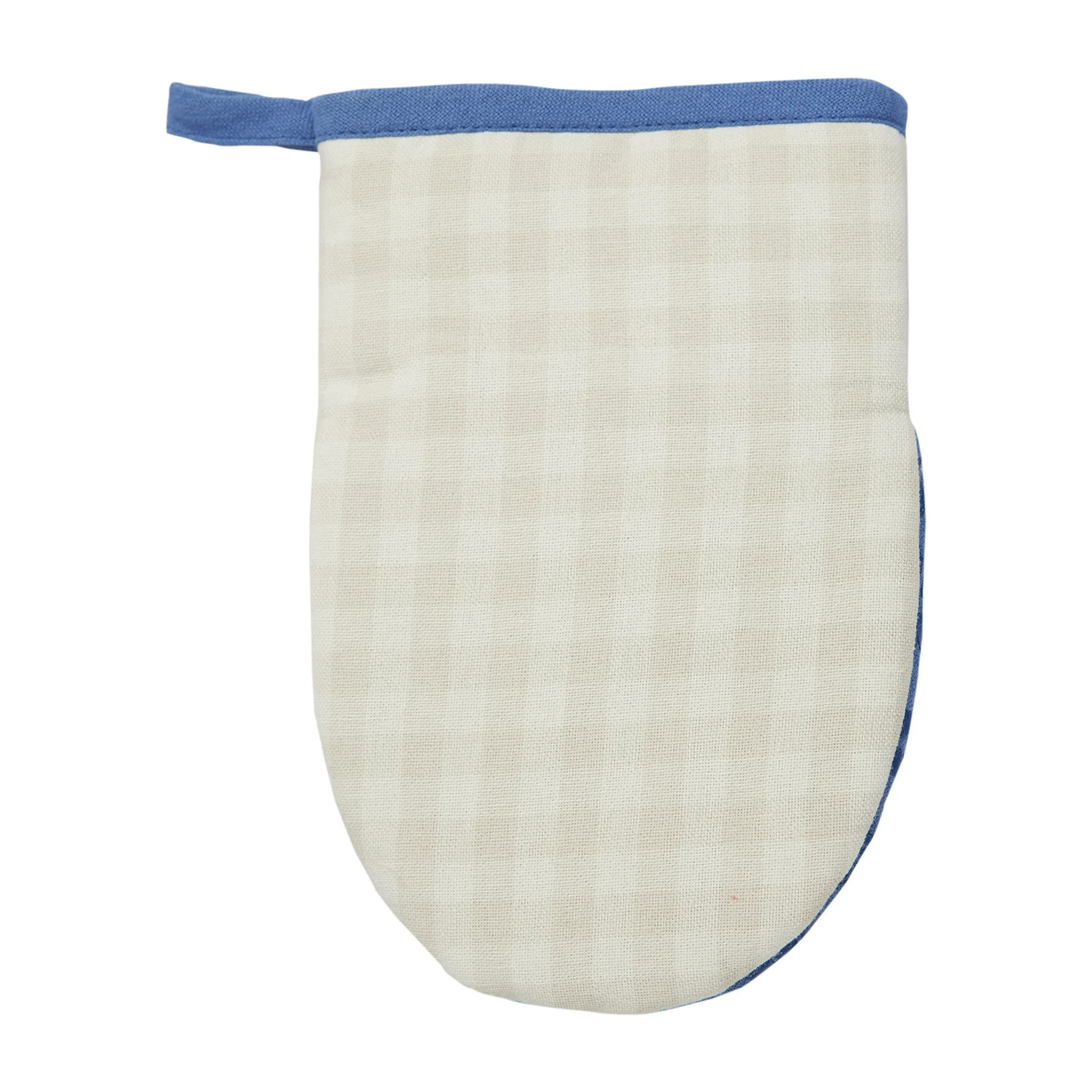 The Pioneer Woman 100% Cotton Mini Mitt Set, Blue & Taupe Gingham, 5.5" x 8" | Walmart (US)