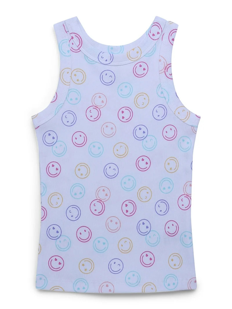 Wonder Nation Girls Kid Tough Ribbed Tank Top, Sizes 4-18 & Plus | Walmart (US)