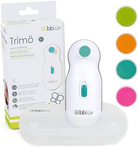 bblüv - Trimö - Electric Nail Clippers for Newborn Baby up to Toddler (0 to 12 Months+) - 2 Speed Sw | Amazon (US)