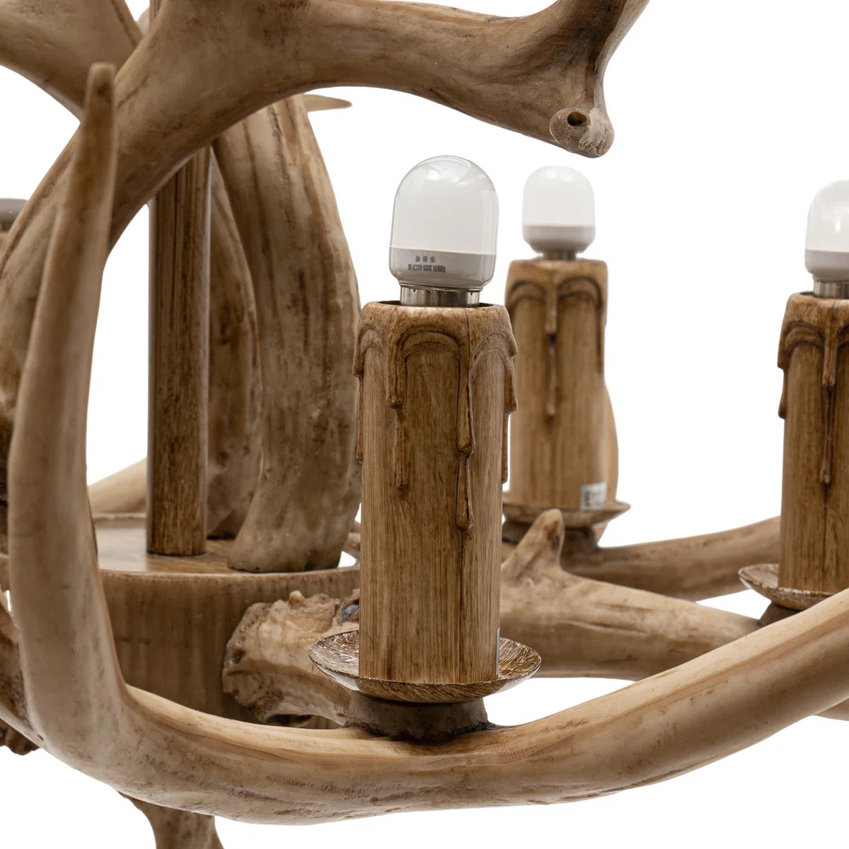 Escher Retro Antler Resin Chandelier Countryside Pendant Light | Wayfair North America