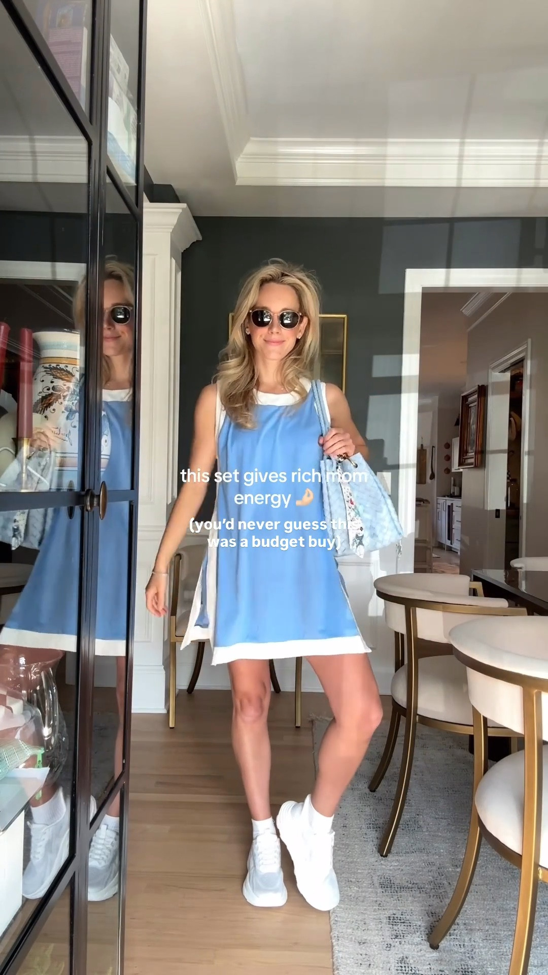 Two piece set matching set ootd amazon fashion amazon clothing preppy classic style loungewear comfy outfit casual outfit blue set colorblock outfit 

#LTKootd #LTKgrwm #LTKmomlife