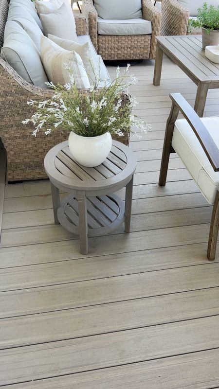 Outdoor Space Inspo - mixed and matched furniture out here to best a cozy comfortable outdoor living and dining space! 

Outdoor furniture, patio furniture, outdoor table, outdoor chairs, outdoor dining table, Walmart patio, outdoor coffee table, planter, large planter, Amazon home, Amazon finds 

#LTKFindsUnder100 #LTKHome #LTKSaleAlert