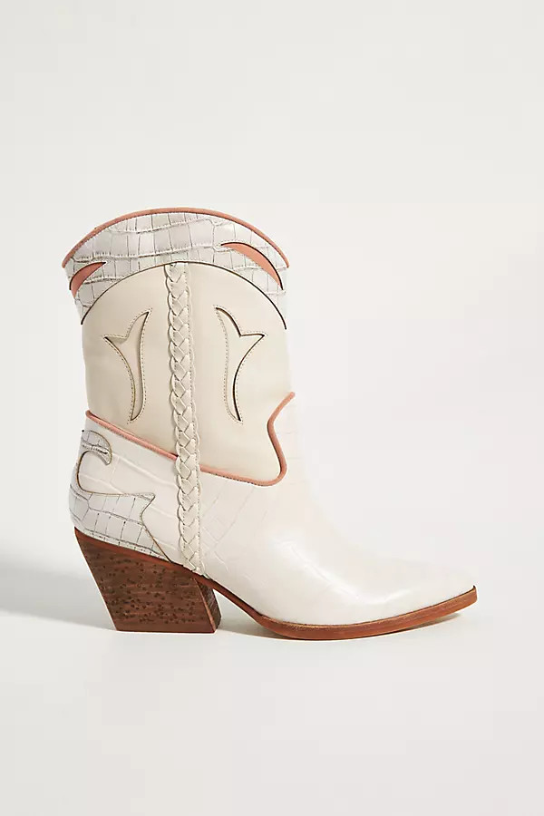 Dolce Vita Loral Western Boots By Dolce Vita in White Size 9 | Anthropologie (US)